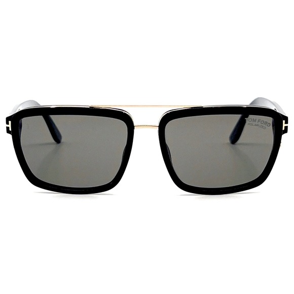 NEW!!! TOM FORD Anders Sunglasses TF780 01D Polarized Authentic - Picture 3 of 11